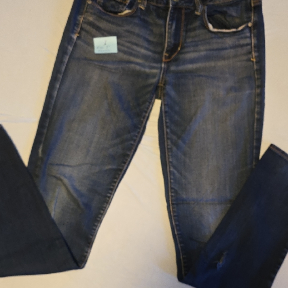 American Eagle Outfitters Blue Straight Leg Jeans